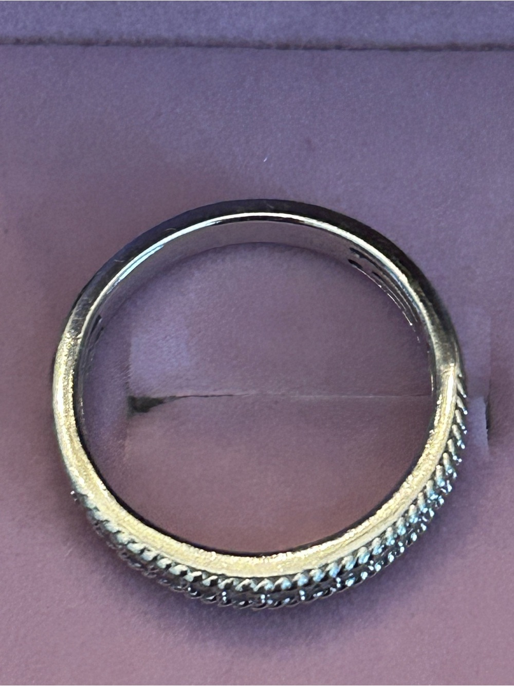 0.33CTW Lab-Grown White Diamond Band Ring Rhodium over 925 Sterling Silver Sz9 - Picture 8 of 10